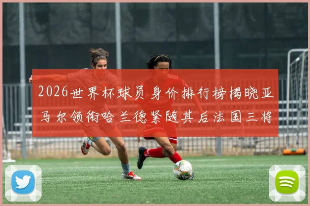 2026世界杯球员身价排行榜揭晓亚马尔领衔哈兰德紧随其后法国三将入围